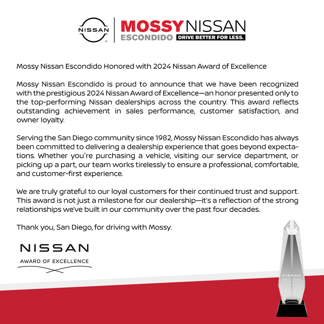 Nissan Award of Excellence