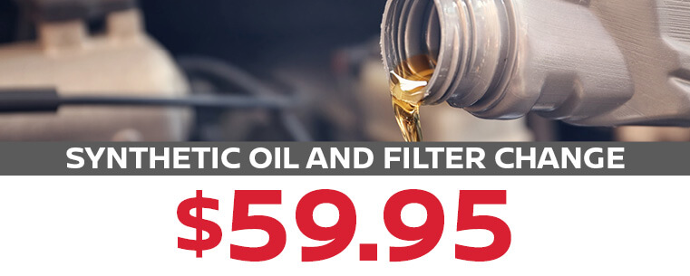 Synthetic Oil and Filter Change
