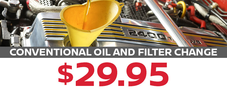Conventional Oil and Filter Change