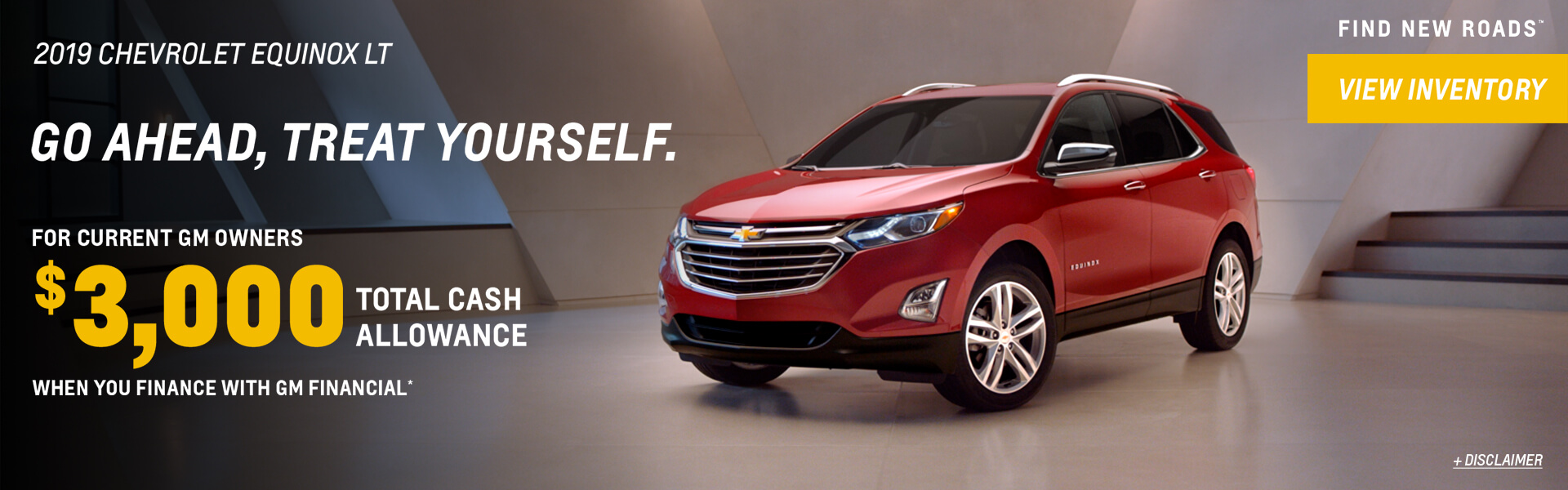 2019 Equinox Cash Allowance