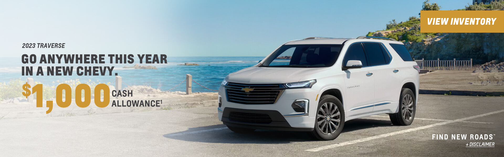 2023 Traverse $1,000 Total Cash Allowance