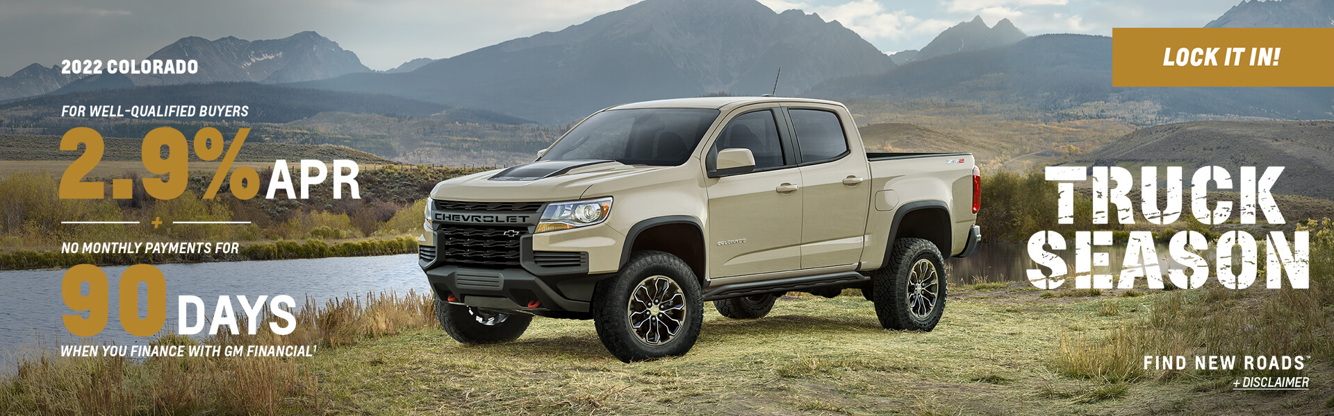 2022 Colorado 2.9% APR plus no monthly payments for 90 days