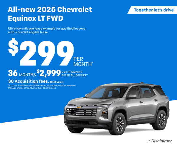 2025 Equinox Lease