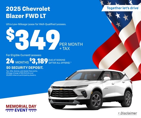 2025 Blazer Lease