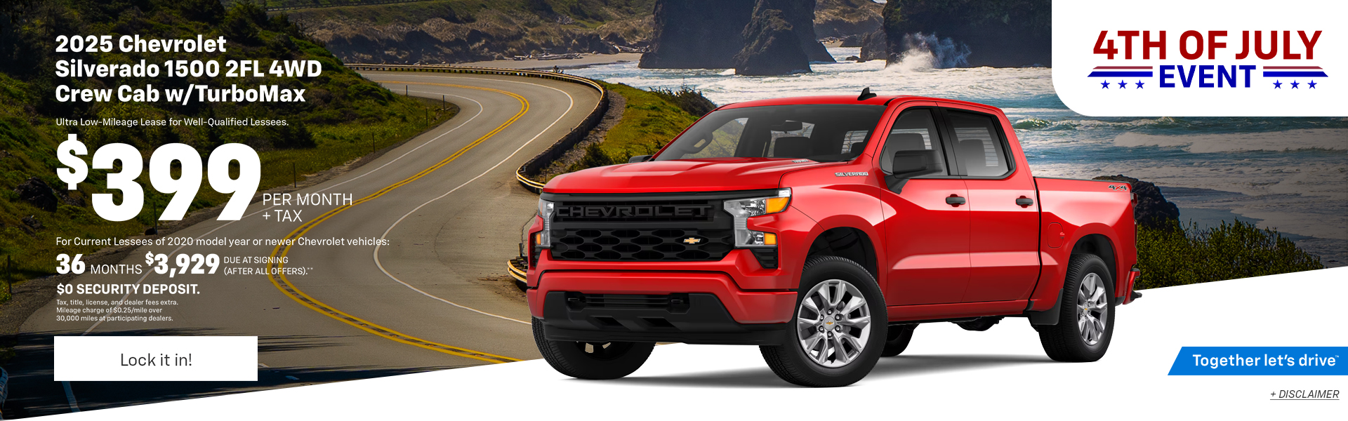 Silverado 1500 Stacked Banner