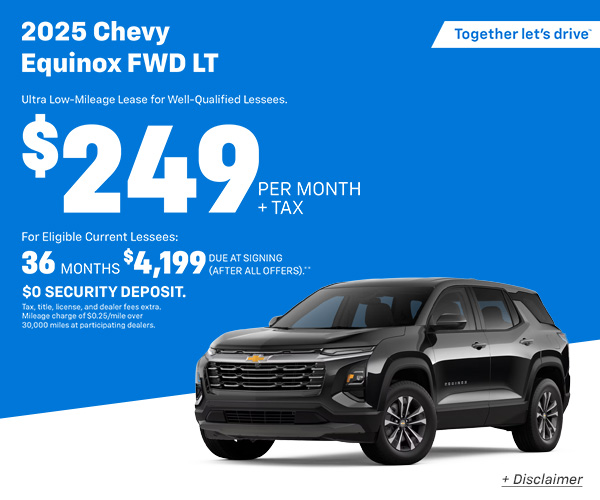 2025 Equinox Lease
