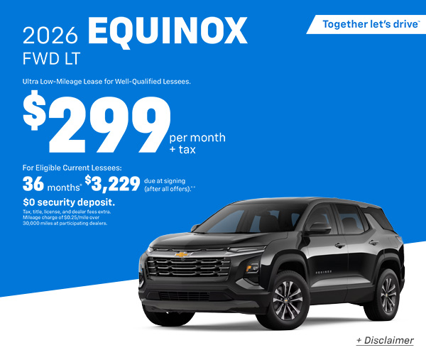 2025 Equinox Lease