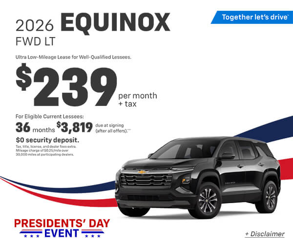 2025 Equinox Lease