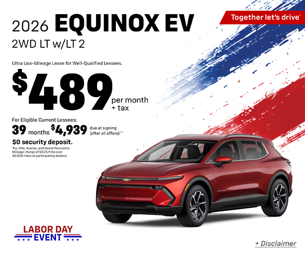 Equinox EV Lease