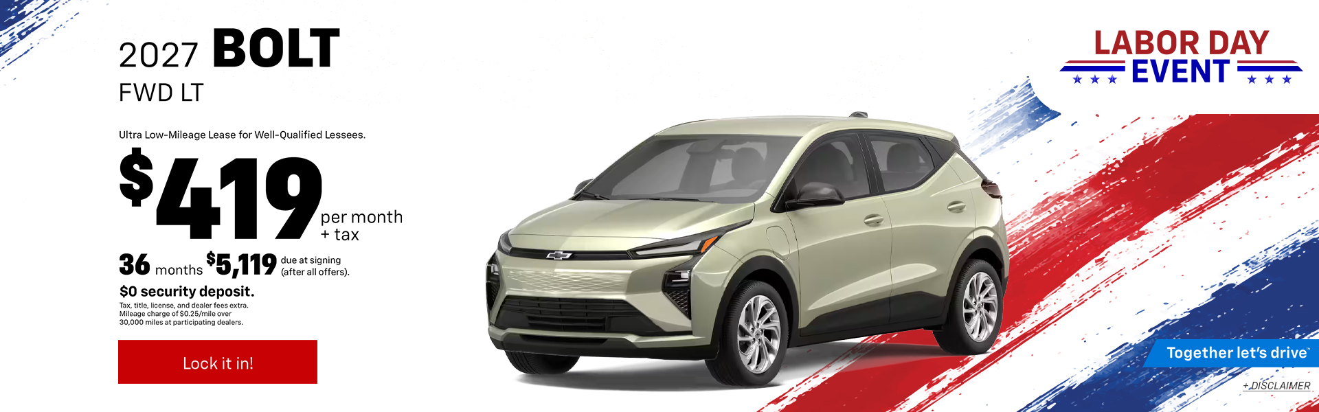 Bolt EV Lease