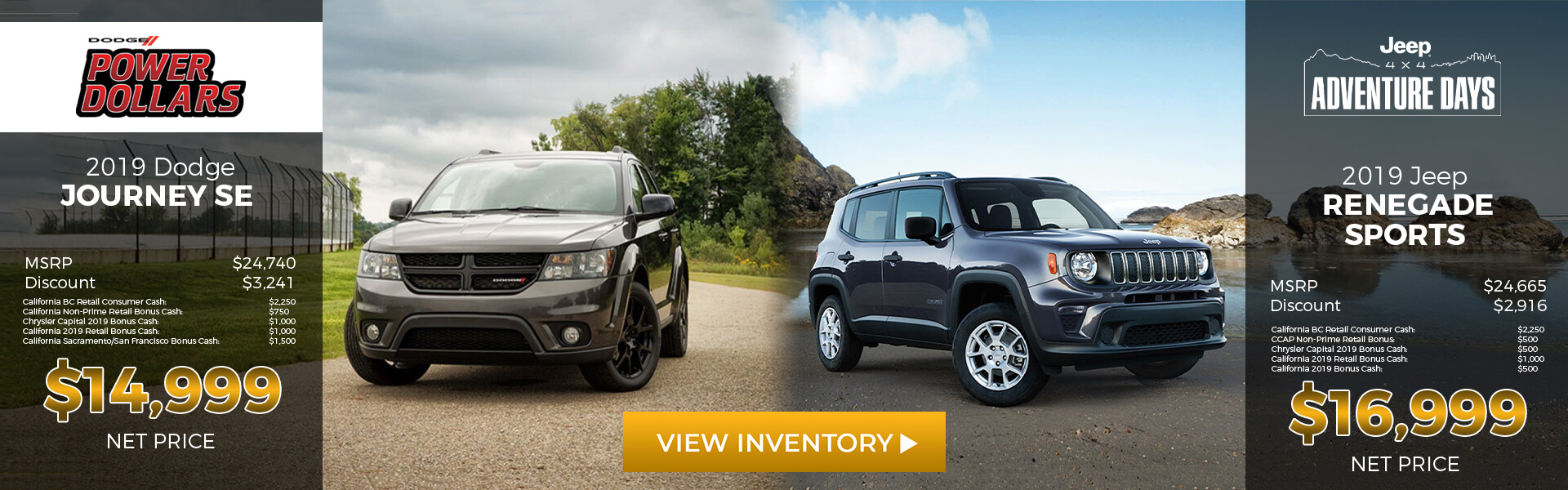 2019 Dodge Journey/2019 Jeep Renegade