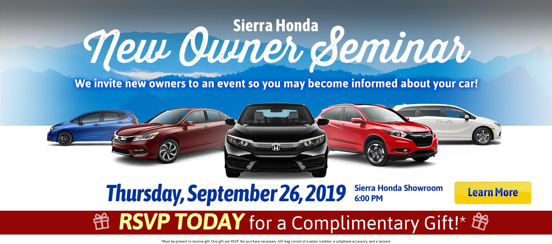 Owners Honda Com >> New Owner Seminar Rsvp Sierra Honda Owners Honda Com >> New Owner Seminar Rsvp Sierra Honda