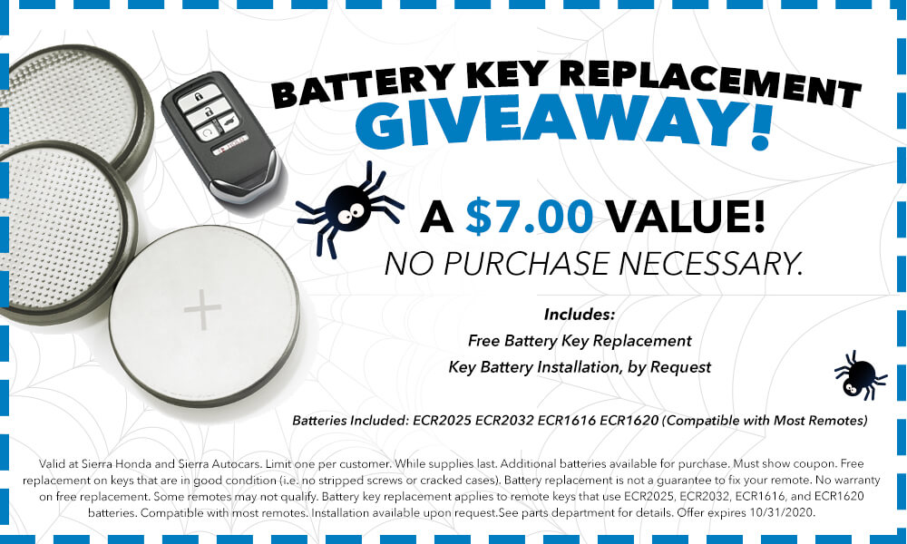 Battery Key Replacement Giveaway