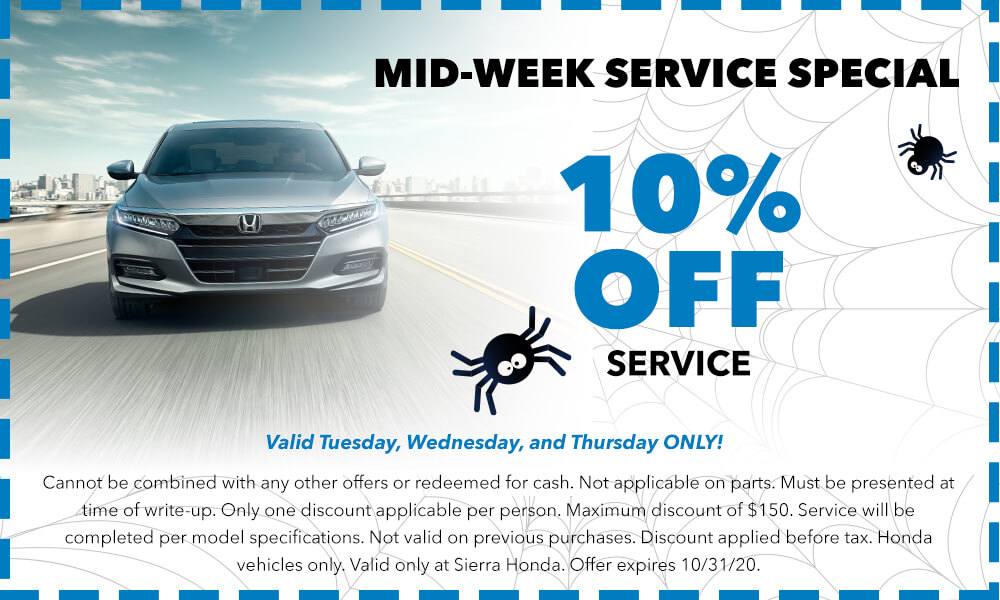 Mid-Week Service Special