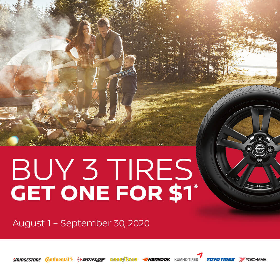 Buy 3 Tires Get One for $1