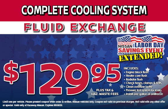 COMPLETE COOLING SYSTEM FLUID EXCHANGE