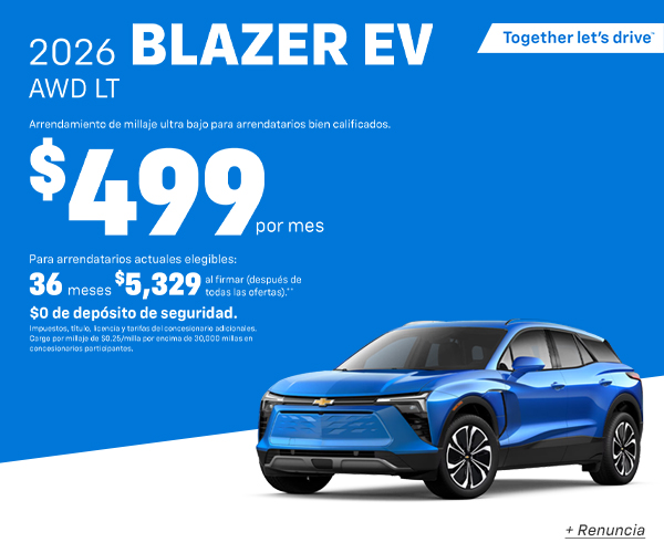 Blazer EV Lease