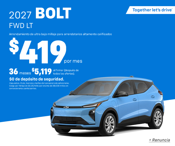 Bolt EV Lease