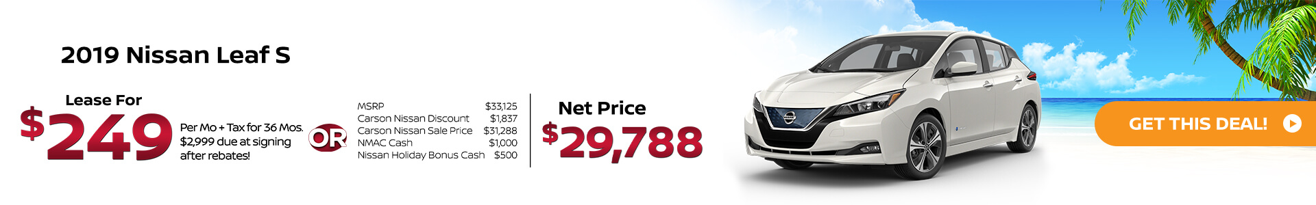 All New 2019 Nissan Leaf Plus Carson Nissan