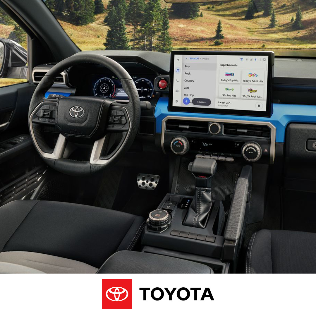 2024 Toyota Tacoma Interior Dashboard and Steering Wheel