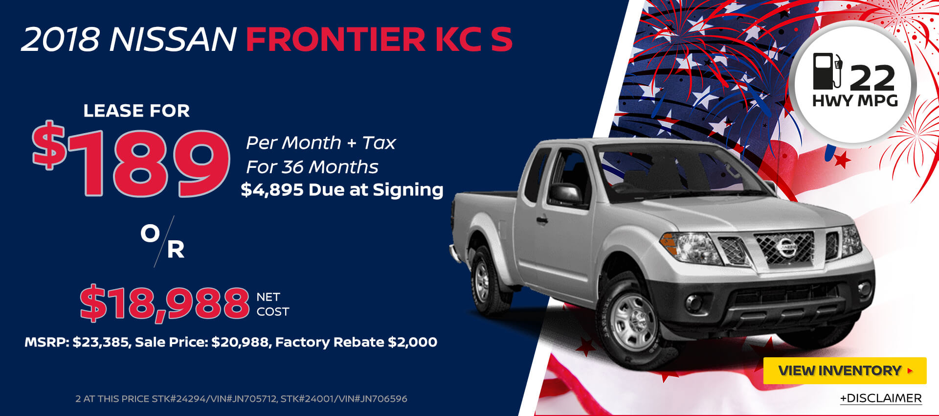 2018 Nissan Frontier