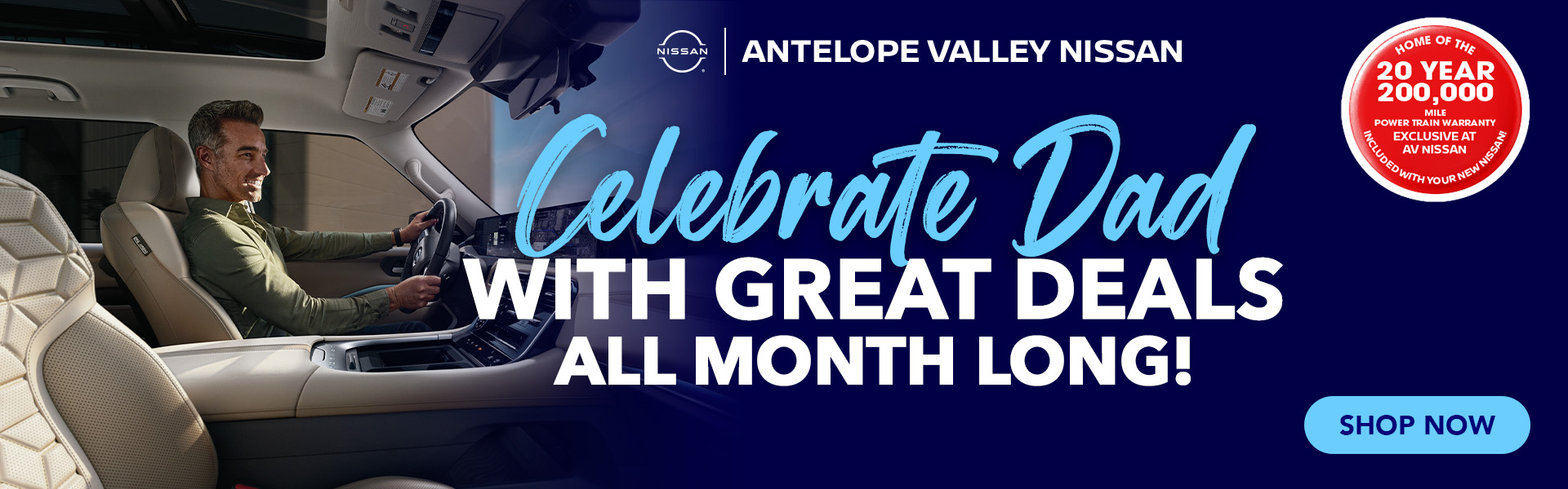 CELEBRATE DAD WITH GREAT DEALS ALL MONTH LONG!