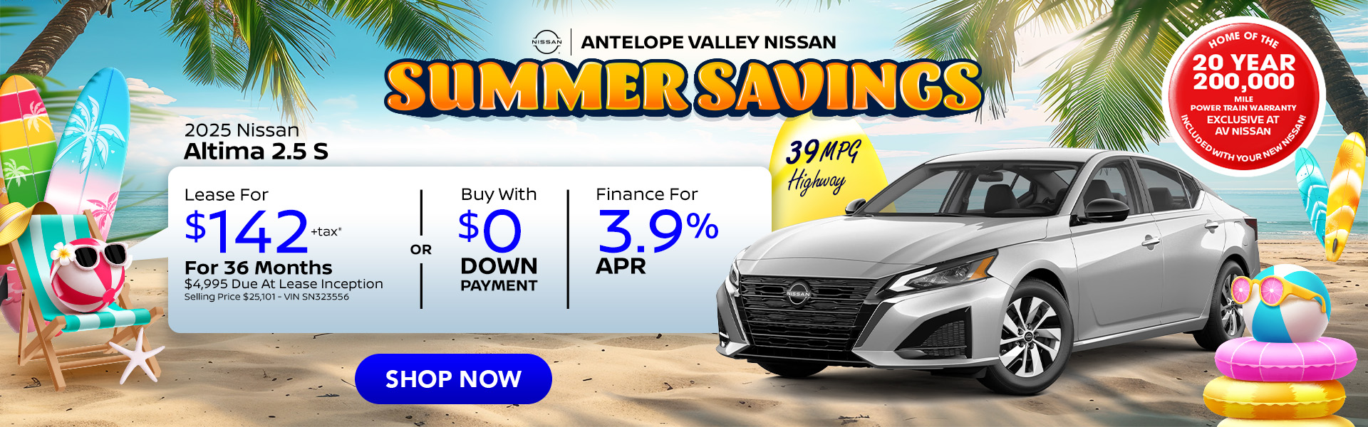 Altima Lease 2025 Nissan Altima Lease or APR offer