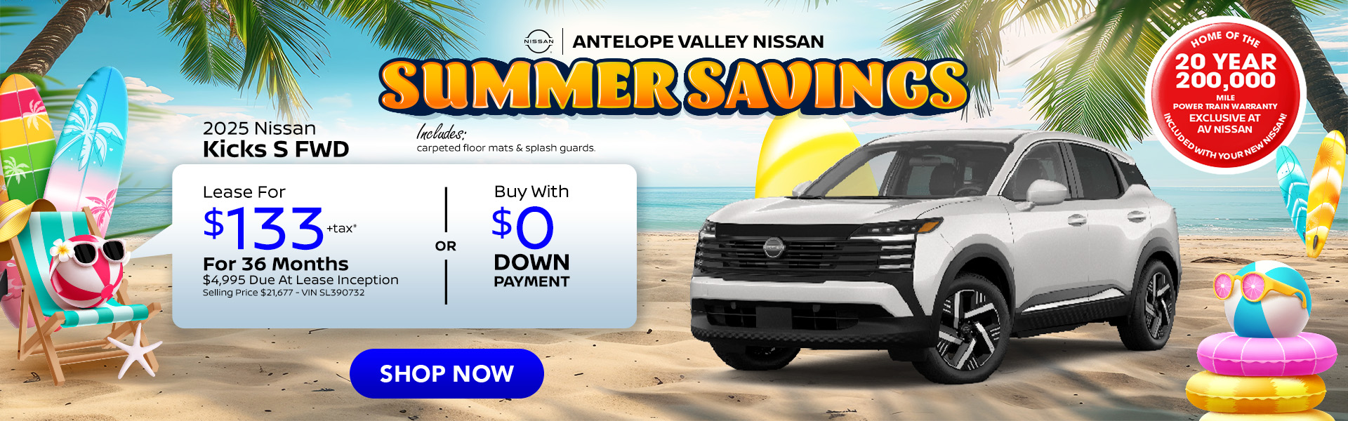 Kicks Offer 2025 Nissan Kicks Lease offer