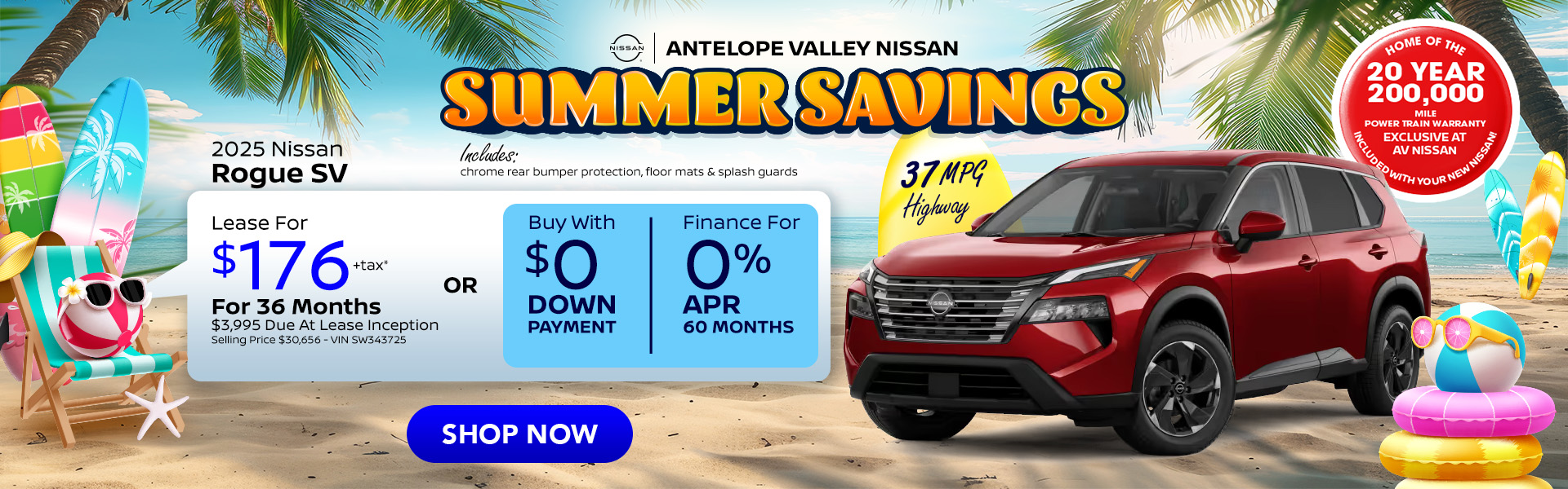 Rogue Offer 2025 Nissan Rogue Lease or APR offer