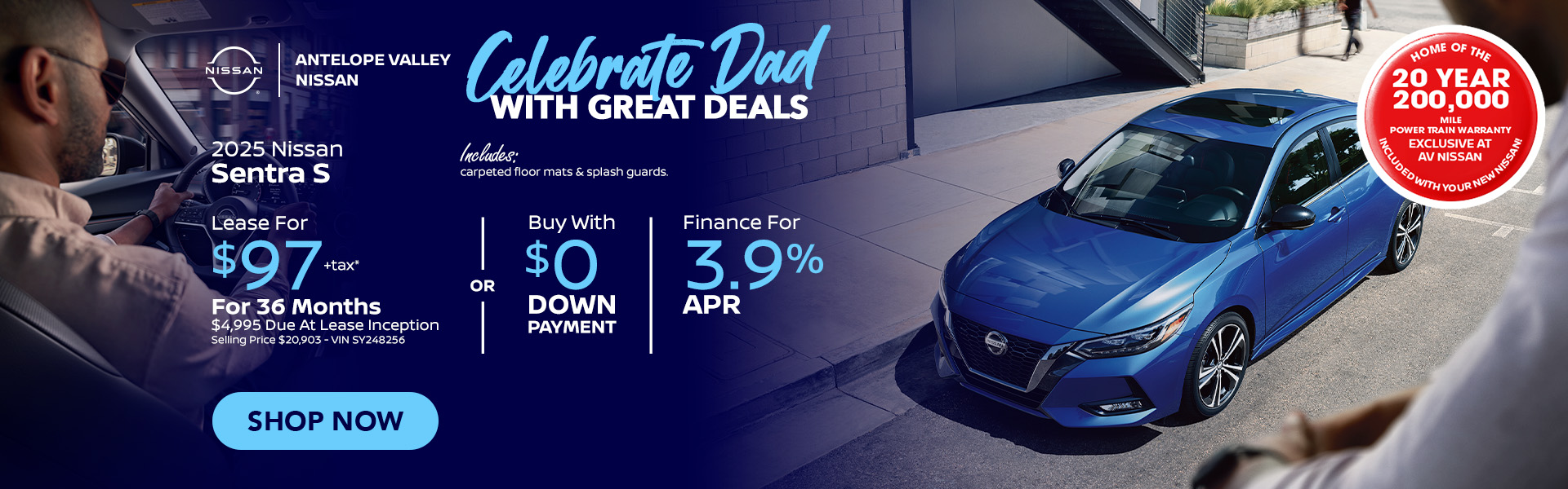 Sentra Offer 2025 Nissan Sentra Lease or APR offer