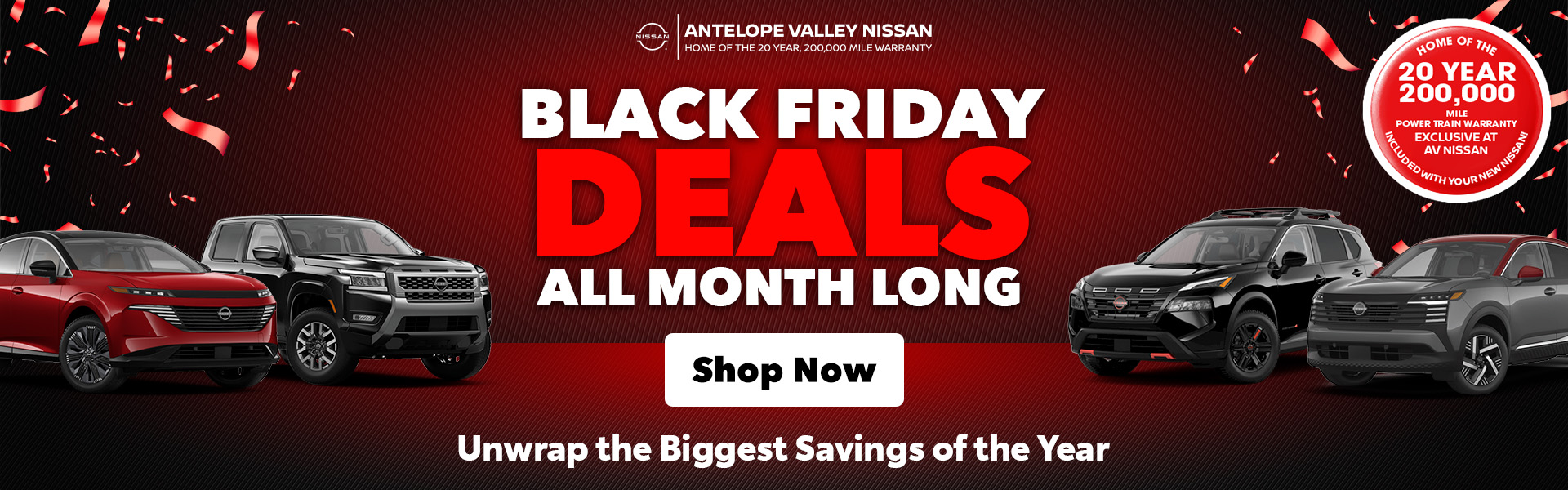 New Vehicles BLACK FRIDAY DEALS ALL MONTH LONG