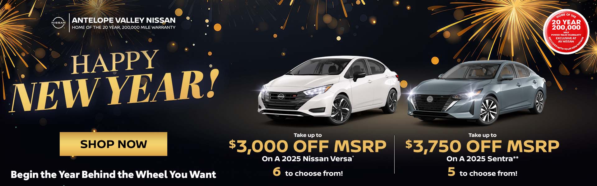 2025 Nissan Versa* 6 to choose from! $3,000 off MSRP 2025 Nissan Sentra** 5 to choose from! $3,750 off MSRP