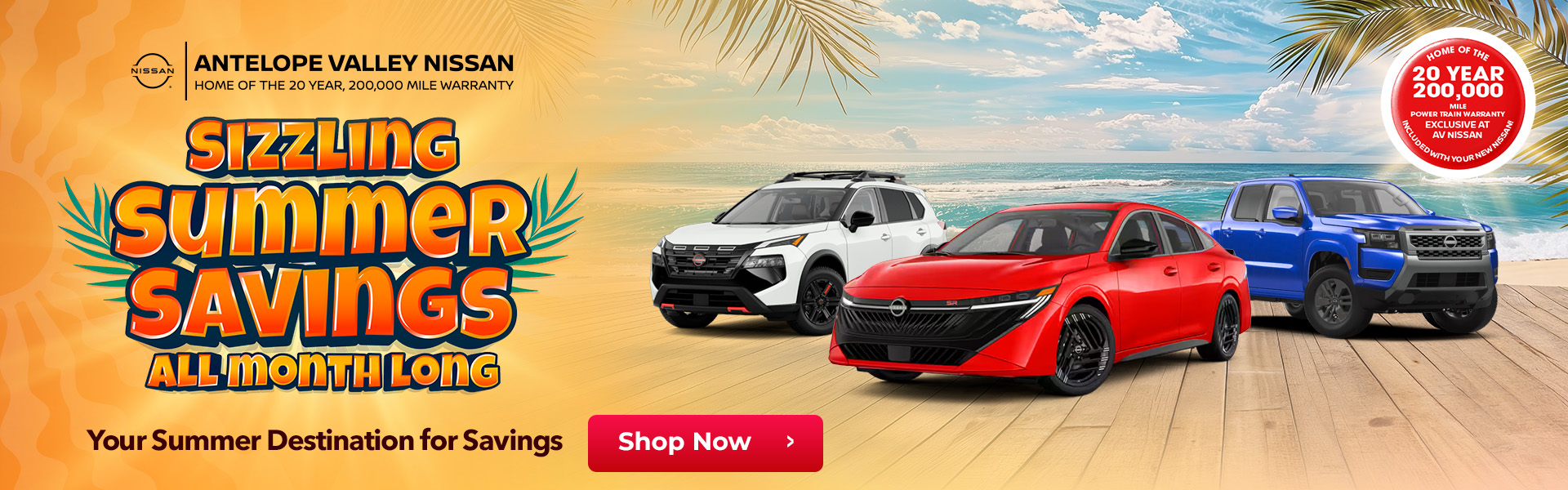SIZZLING Summer Savings ALL MONTH Long