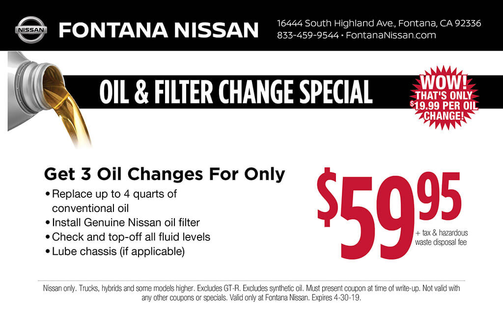 Coupons Oil Change