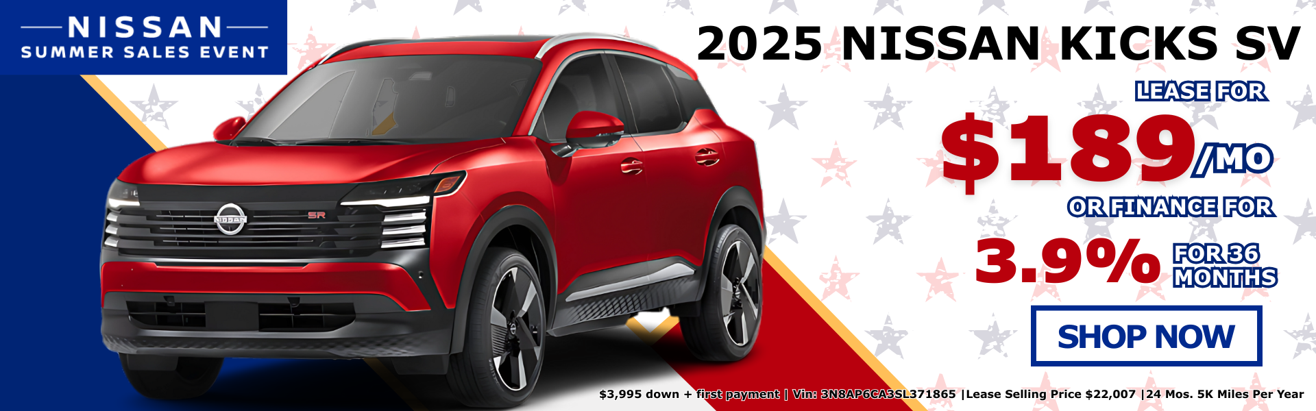 Nissan Kicks Offer 2025 Nissan Kicks