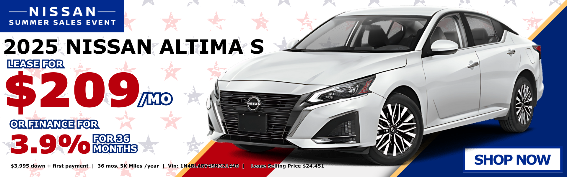 Nissan Altima Offer 2025 Nissan Altima