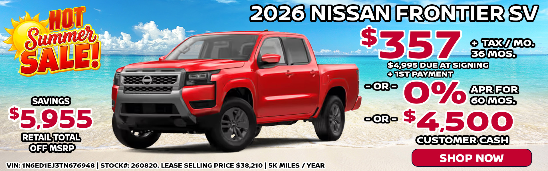2026 Nissan Frontier SV