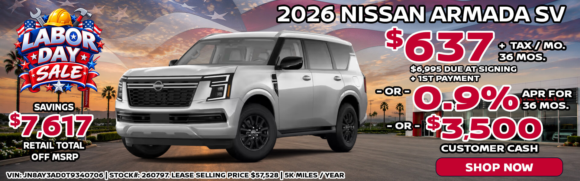 2026 Nissan Armada SV