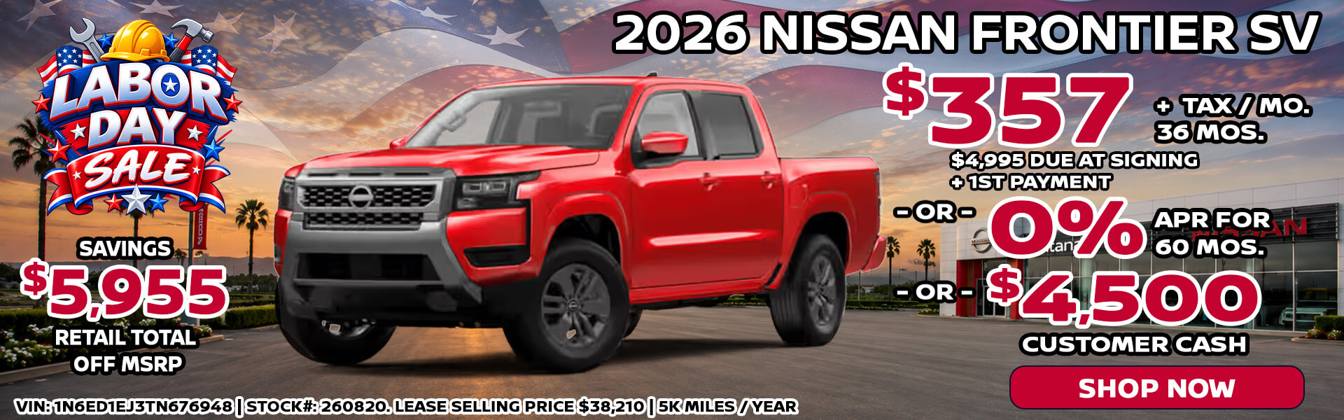 2026 Nissan Frontier SV