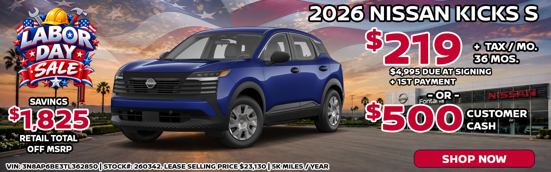 2026 Nissan Kicks S