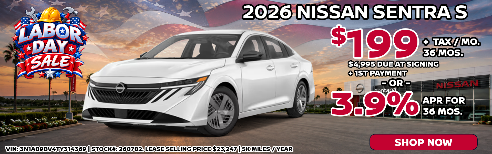 2026 Nissan Sentra S