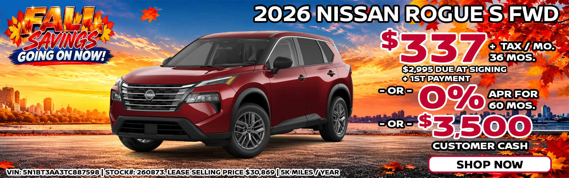 2026 NISSAN ROGUE S