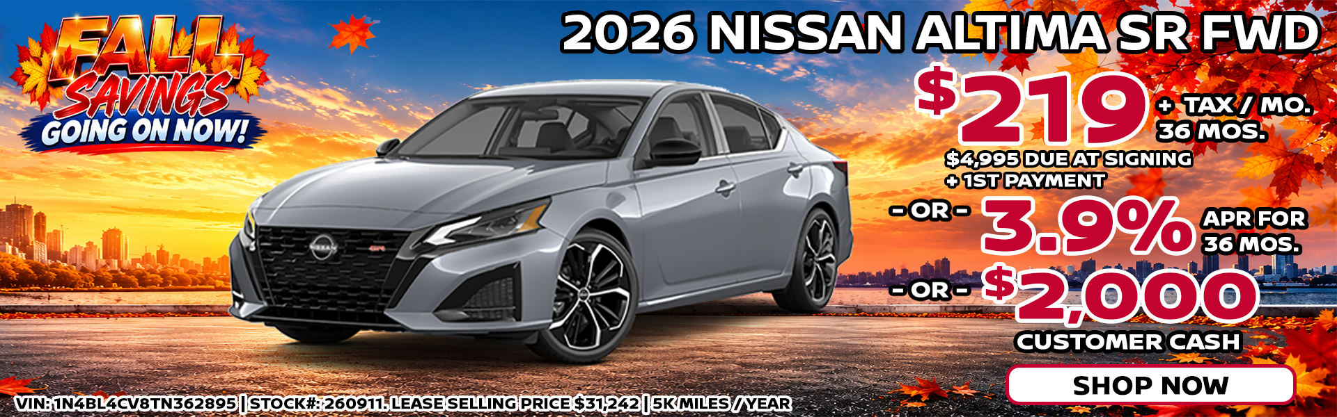 2026 Nissan Altima SR