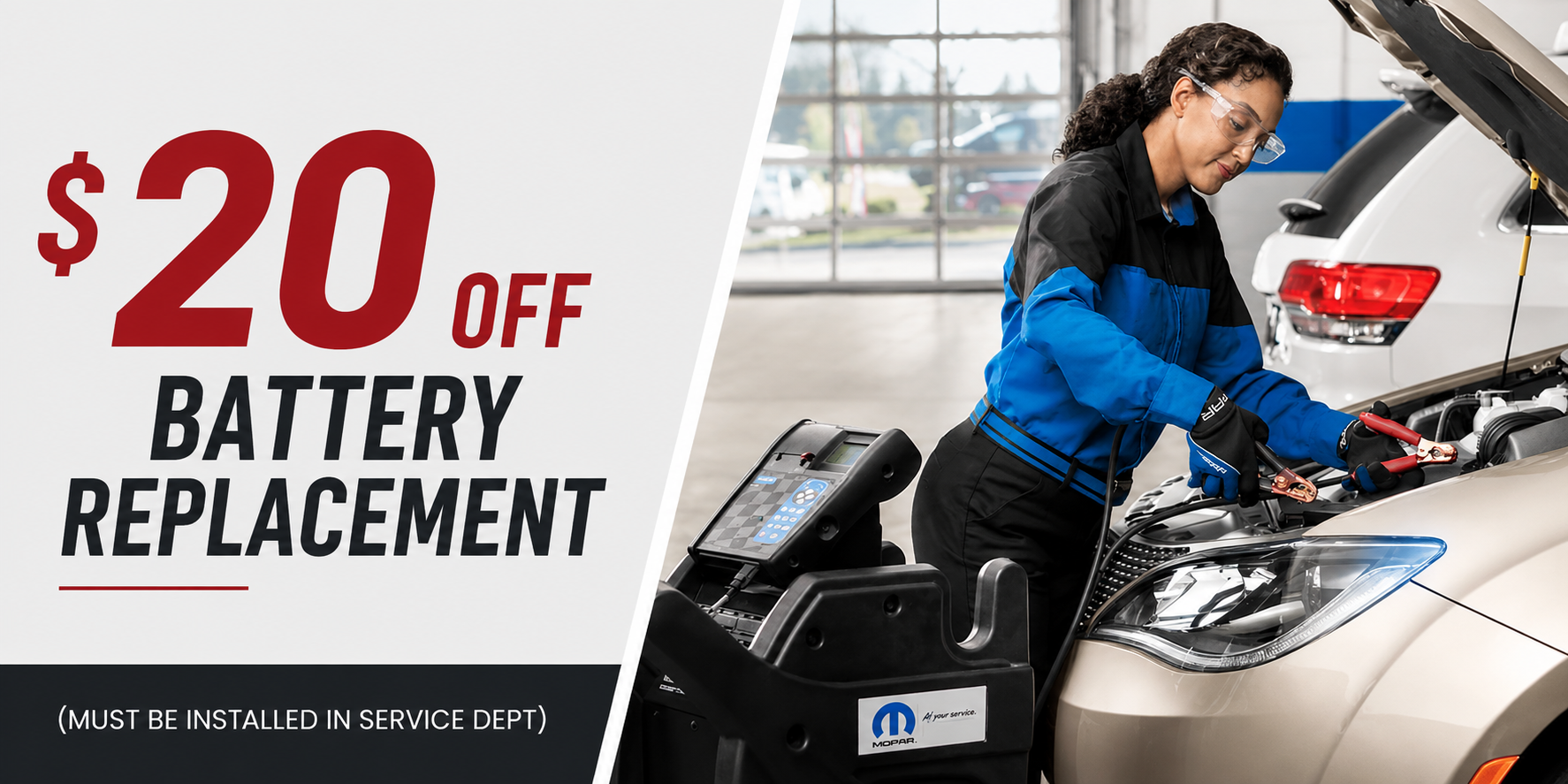 $20 Off Battery Replacement