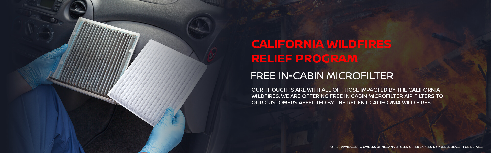 Free In-Cabin Microfilter