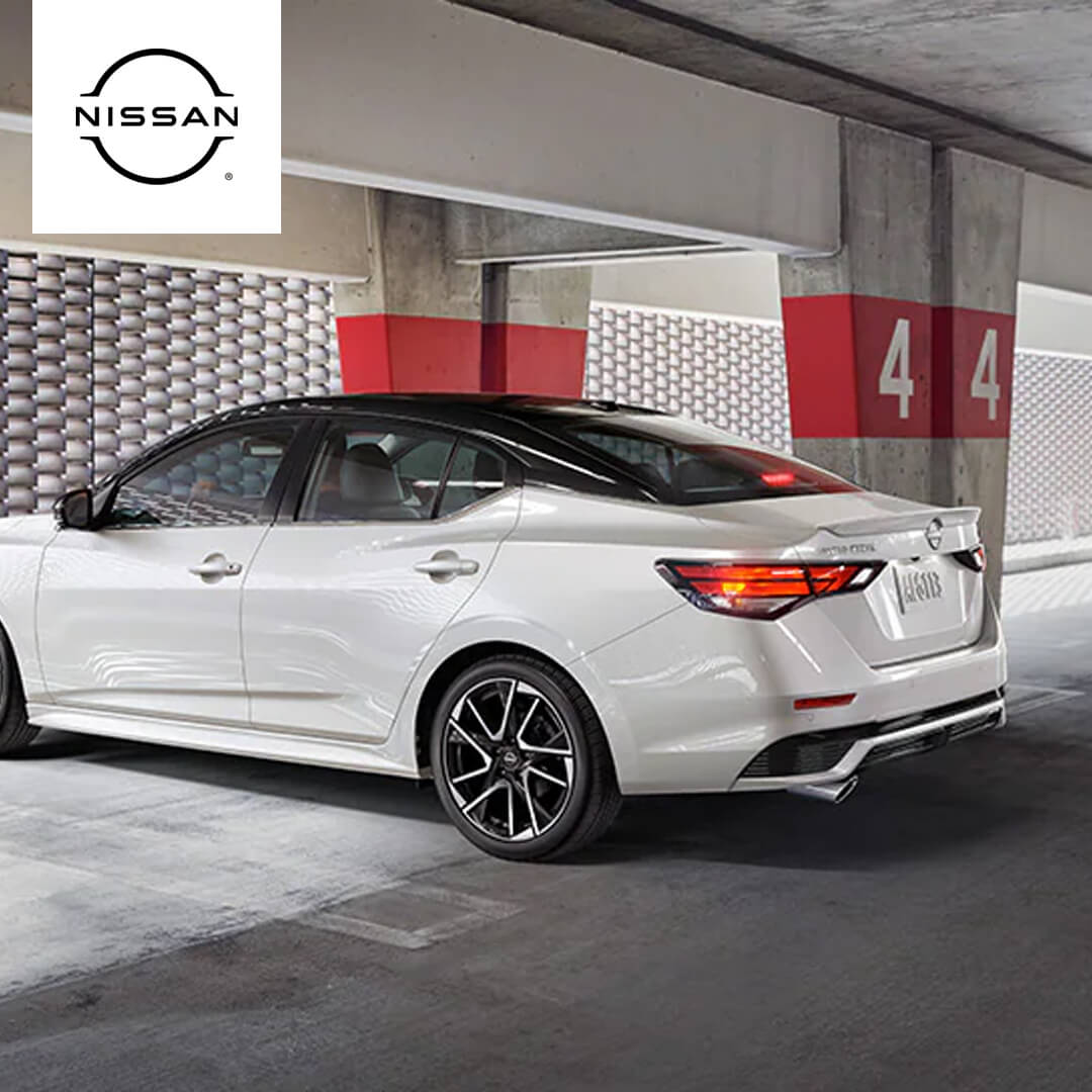 2024 Nissan Sentra parked on a parking garage