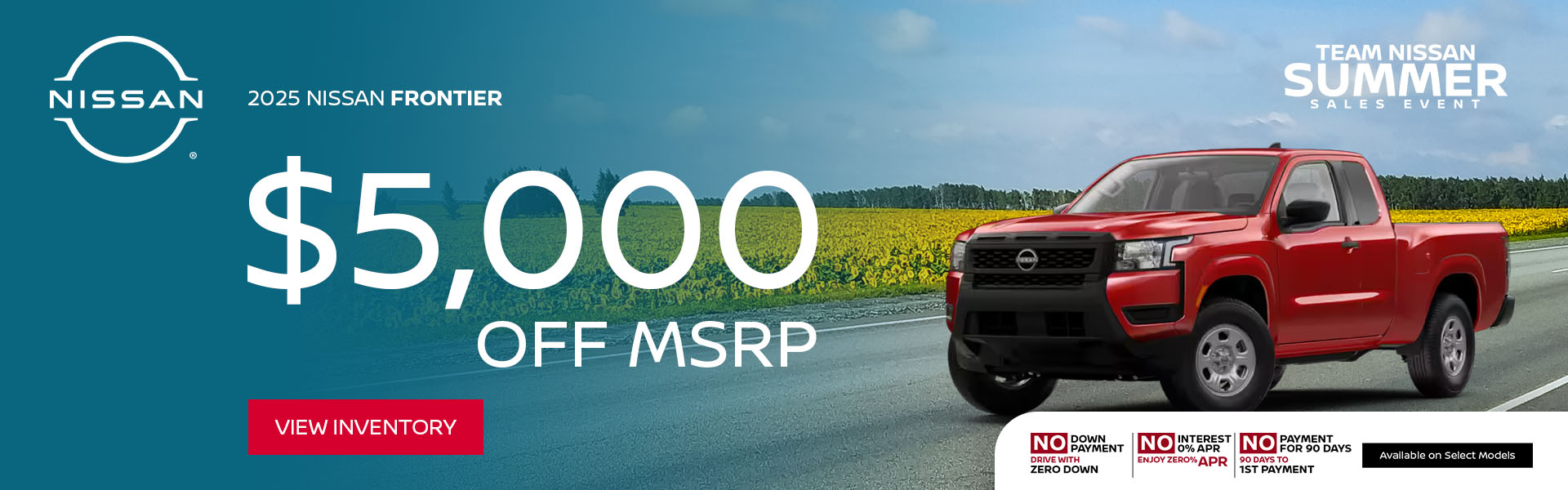 2025 Nissan Frontier Cash hp frontier cash