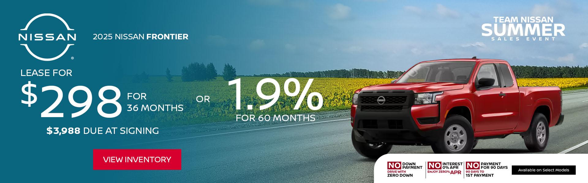 2025 Frontier Lease hp frontier apr