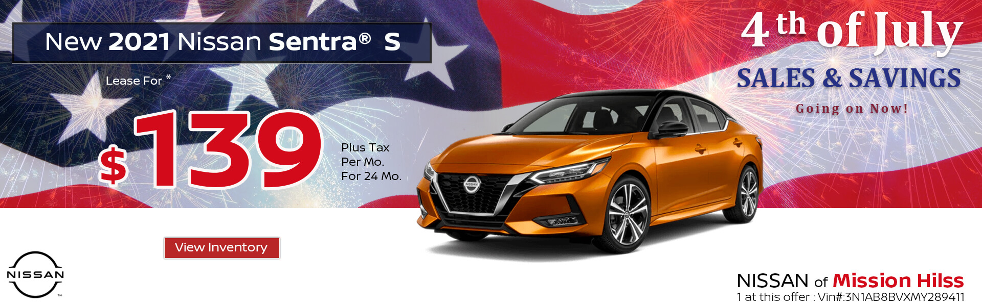 nissan fourth of july sale