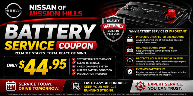 Service Specials - Nissan of Mission Hills